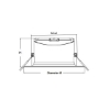 Picture of LEDVANCE Superstar Downlight 7.5W 90mm Tri (Sold As 12)