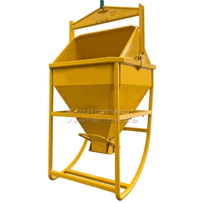 Picture of Laydown Concrete Kibble 3.0 cum - Clamshell Gate and Funnel with Lay Flat Hose Perth